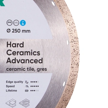 Круг алмазний вiдрiзний 1A1R 250x1,5x10x25,4 Hard ceramics Advanсed (11120349019)