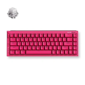 Клавіатура магнітна MCHOSE Ace 68 Turbo Hall Effect, Mount Tai Magnetic, 16K, USB-A, RGB, Berry Red (HW-ACE68TURBO-8)