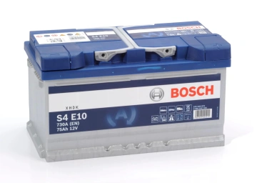 Акумулятор Bosch S4 12В 75А·год 730А R+ (0 092 S4E 100) (0092S4E100)