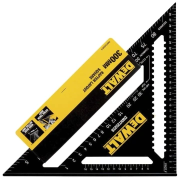 Кутник DeWALT для покрівельних робіт 30x30см, метал (DWHT25228-0)