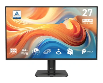 Монітор MSI 27" PRO MP272-E14C HDMI, USB-C, MM, IPS, 144Hz, 1ms, sRGB 116%, FreeSync (9S6-3PE8CM-001)