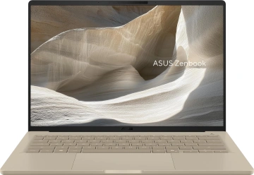 Ноутбук ASUS Zenbook A14 UX3407NA-QD080W 14" WUXGA OLED, Qualcomm X2 Elite X2E88100, 16GB, F512GB, UMA, Win11, Бежевий (90NB1711-M003B0)