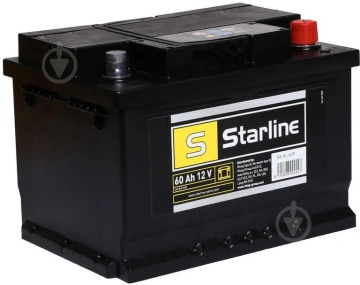 Акумулятор Starline 12В 60А·год 540А R+ (BA SL 60P) (BASL60P)
