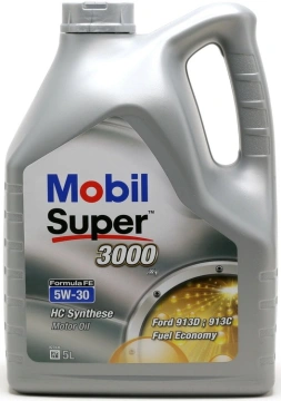 Олива моторна Mobil Super 3000 X1 Formula FE 5W-30 5л (SUP3000FE5) (151525) (MOBSUP3000FE5)