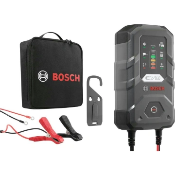 Зарядний пристрій Bosch C70, 12/24В, 14-300А·год, макс 10А, IP65 (0 189 911 070) (0189911070)