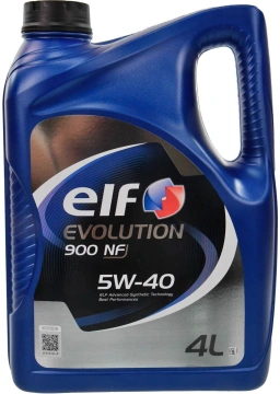 Олива моторна ELF Evolution 900 NF 5W-40 4л (11-4 NF) (213909) (ELF11-4NF)