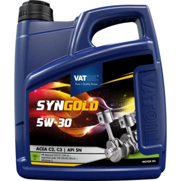 Олива моторна VATOIL SynGold 5W-30 4л (10-4) (50026) (VAT10-4)