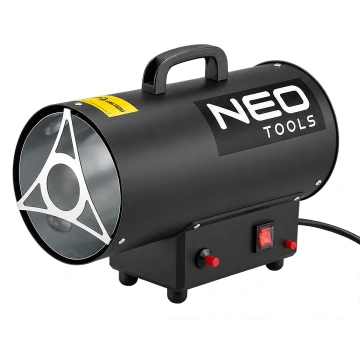 Теплова гармата газова Neo Tools, 15кВт, 110м2, 320м3/год, чорний, 4.34кг (90-083-01)