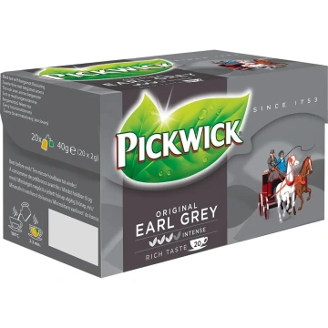 Чай Pickwick чорний , 40г, Earl Grey Pickwick BwA, в пакетиках, з бергамотом (8711000564301)