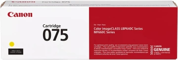 Картридж Canon 075Y MF664Cdw/MF667Cdw/LBP646Cdw/LBP647Cdw Yellow (1300 стор.) (6362C002)