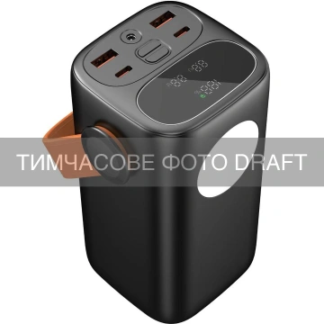 Акумулятор портативний літій-іонний Power Bank 2E 40000мА·год, 65Вт, PD, QC, чорний (2E-PB4002-BLACK)