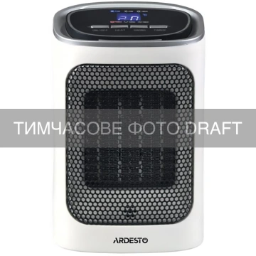Тепловентилятор ARDESTO 15м2, 1500Вт, ел. упр-ння, керам. нагрів. елемент, білий (FHC-1500ECW)