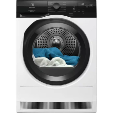 Сушильна машина Electrolux тепловий насос, 9кг, А+++, 64см, дисплей, білий (EW6D99BGU)