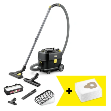 Пилосос професійний Karcher Go!Further T 10/1 Adv HEPA 240В 185мБар контейнер 10л 6.6кг (1.527-310.0)