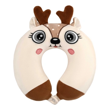 Подушка для шиї ARDESTO Travel Reindeer 30х30см, поліуретанова піна, білий (ART3031NEP)