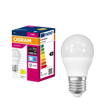 Лампа OSRAM LED VALUE CLASSIC P E27 7Вт 4000K 1055Лм (4099854546907)