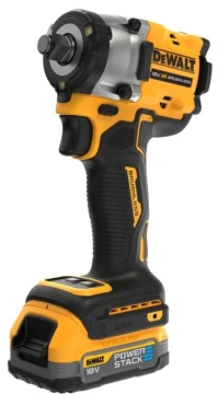 Гайковерт ударний акумуляторний DeWALT XR Li-Ion PowerStack 18В акб 2х1.7А·год 610Нм 2500об/хв 3550уд/хв 1/2" кейс TSTAK, ЗП 1.1кг (DCF921E2T)