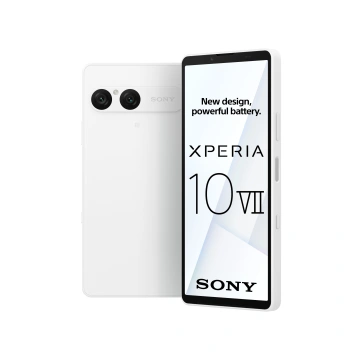 Смартфон Sony Xperia 10 VII 5G (XQ-FE72) 6.1" 8/128ГБ, 2SIM, 5000мА•год, білий (4589771651780)