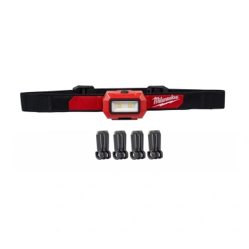 Ліхтар налобний акумулятор/батарейки Milwaukee HL2-LED 4.5В 3хААА, 25-350лм, 3 функції освітлення, IP52 0,1кг (4933471286)