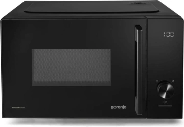 Мікрохвильова піч Gorenje, 23л, електр. керув., 800Вт, дисплей, 20 програм, інвертор, чорний (MO23S3B5)
