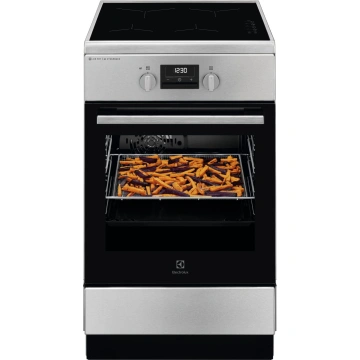 Плита Electrolux електрична індукційна, 58л, 50x60см, дисплей, конвекція, пара, нерж (LKI564267X)