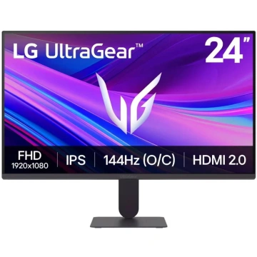 Монітор LG 23.8" HDMI, DP, Audio, IPS 120Hz, 1ms, sRGB 99%, G-SYNC, FreeSync, HDR10 (24G411A-B)