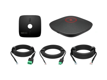 Мікрофон настільний Poly Studio A2 для систем G62/V12/X32/X52/V52/X72/V72, 4х Uni-mic радіус 4.3м, 2x Euroblock, чорний (B22X6AA)