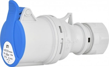 Розетка кабельна ETI, ES-3232 IP44 (32A, 230V, 2P+PE) (4482003)
