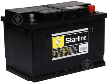 Акумулятор Starline 12В 70А·год 640A R+ (BA SL 66P) (BASL66P)