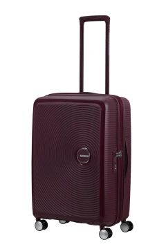 Валіза American Tourister, Soundbox, поліпропілен, середня, 67см, 71.5/81л, TSA, 4 колеса, EXP, бордовий (32G*50002)