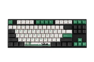 Клавіатура механічна Varmilo VEM87 Panda R2 87Key, EC V2 Daisy, USB-A, EN, White Led, зелений (A33A029A8A3A17A026)