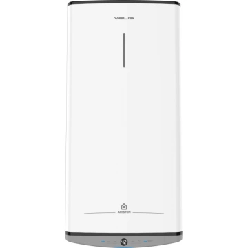 Ariston Водонагрівач електричний Ariston VELIS DUNE 100 EU плаский, слім, 100л, 2*1,5 кВт, емал. нагр. ел, ун. монтаж, ел. кер-ня, B, Італія, білий (4018005)