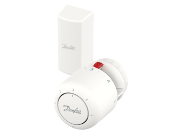 Термостатичний елемент Danfoss Aero, RA, +7...26 °C, Click, виносний датчик, білий (015G4592)