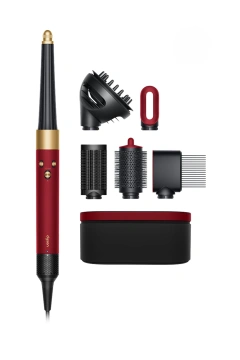 Стайлер Dyson Airwrap I.D. HS08 T3/T4 Curly+Coily Red Velvet/Gold, 1300Вт, темп.режимів-3, насадок-6, кейс, кераміка, червоний (596928-01)