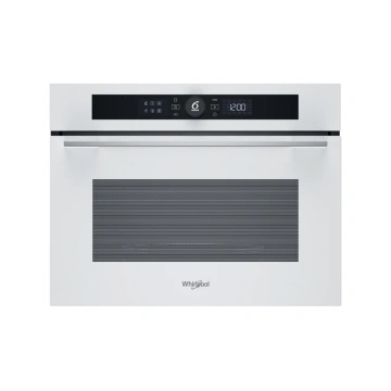 Духова шафа Whirlpool електрична компактна, 40л, дисплей, конвекція, ф-ція мікрохвиль, білий (WMW57DHMW)