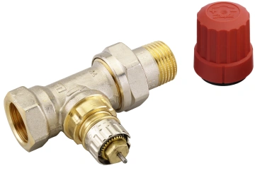 Клапан термостатичний Danfoss RA-N, DN15, вх. 1/2" - вих. 1/2", прямий (013G0014)