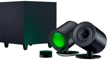 Акустична система Razer Nommo V2 Pro 2.1, USB-A/BT, RGB, чорний (RZ05-04740100-R3G1)