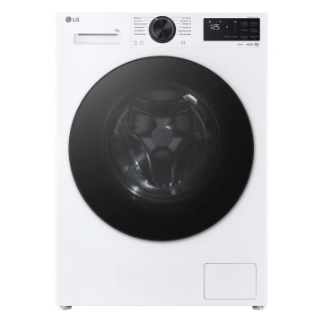 Пральна машина LG фронтальна, 8кг, 1200, A, 48см, дисплей, пара, інвертор, білий (F2X5PS5W)