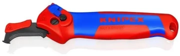 Ніж монтерський KNIPEX, вигнуте лезо, до 7мм, 0.065кг (16-50-145-SB)