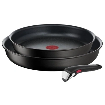 Набір посуду Tefal Ingenio Unlimited, змінна ручка, 3предмети, алюміній, бакеліт, чорний (L7638942)