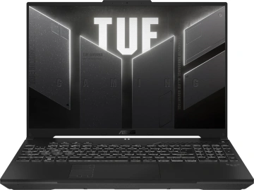 Ноутбук ASUS TUF Gaming F16 FX607VU-RL071 16" FHD+ IPS, Intel 5 210H, 16GB, F1TB, NVD4050-6, NoOS, Сірий (90NR0N06-M00EK0)