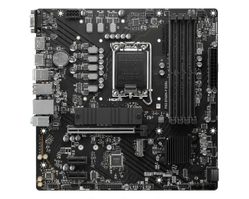 Материнcька плата MSI PRO B760M-P DDR4 s1700 B760 4xDDR4 M.2 HDMI DP D-Sub mATX (911-7E02-029)