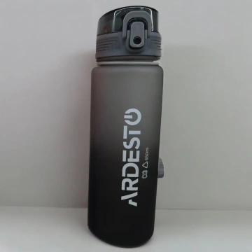 Пляшка для води ARDESTO Travel 650мл, пластик, чорний (AR2265TL)