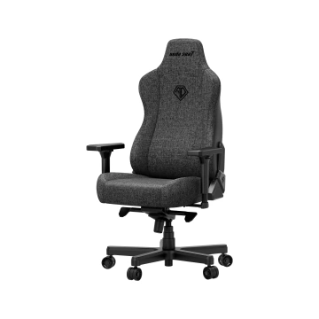 AndaSeat Крісло Kaiser 3E XL, лляна тканина, 4D-Armrests, сірий темний
