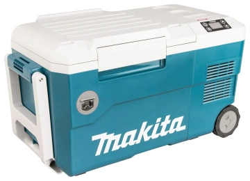 Холодильник акумуляторний мобільний Makita CW001GZ 40V XGT 220/12В/40В XGT з функцією нагріву -18°/+60° 20л 13кг (CW001GZ01)