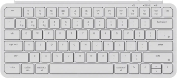Клавіатура мембрана Keychron B1 Pro, USB/WL/BT, ivory white (B1P-K8)