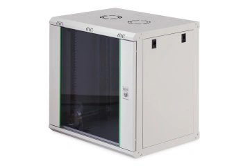 Шафа DIGITUS 19", 12U, Wall Mounting Dynamic Basic, 600x450 мм, 60кг максимально, сіра (DN-1912-U-EC)
