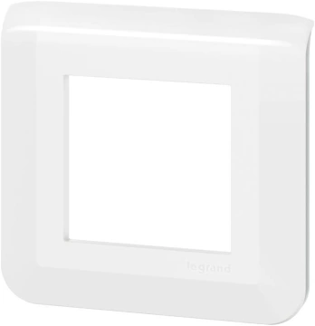 Рамка Legrand, 2 модулі, Mosaic NEW, колір білий (277802L)