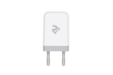 Зарядний пристрій мережевий 2E 10Вт USB-A, білий (2E-WC1USB2.1A-W)