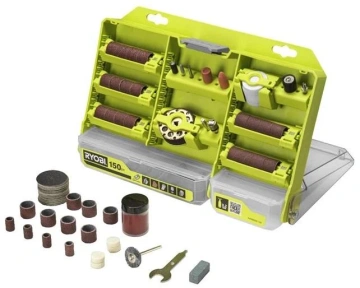 Комплект приладдя Ryobi RAR800K-150 1/8" для міні дриля гравера реноватора кейс 150шт (5132005873)